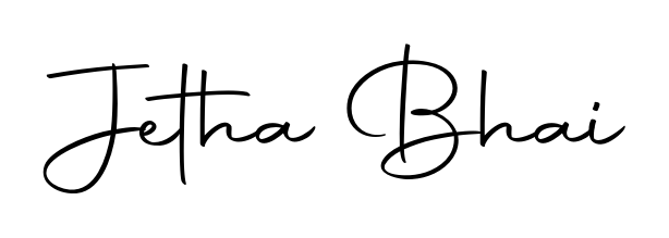 Explore multiple handwriting variations for Jetha Bhai including this stunning Autography-DOLnW design. Free to use across all platforms. Jetha Bhai signature style 10 images and pictures png
