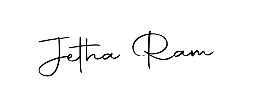 How to make Jetha Ram name signature. Use Autography-DOLnW style for creating short signs online. This is the latest handwritten sign. Jetha Ram signature style 10 images and pictures png