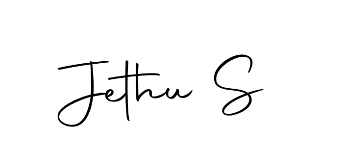 Similarly Autography-DOLnW is the best handwritten signature design. Signature creator online .You can use it as an online autograph creator for name Jethu S. Jethu S signature style 10 images and pictures png