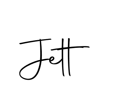 if you are searching for the best signature style for your name Jett. so please give up your signature search. here we have designed multiple signature styles  using Autography-DOLnW. Jett signature style 10 images and pictures png