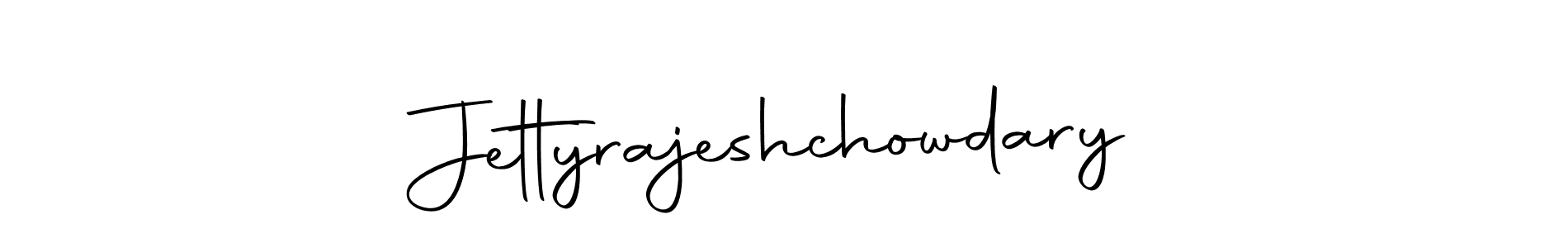 Make a beautiful signature design for name Jettyrajeshchowdary. With this signature (Autography-DOLnW) style, you can create a handwritten signature for free. Jettyrajeshchowdary signature style 10 images and pictures png