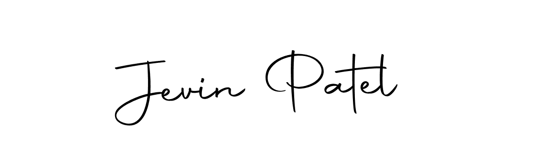Make a beautiful signature design for name Jevin Patel. With this signature (Autography-DOLnW) style, you can create a handwritten signature for free. Jevin Patel signature style 10 images and pictures png