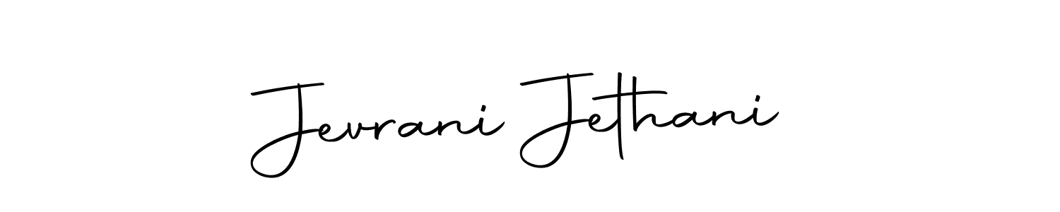 Similarly Autography-DOLnW is the best handwritten signature design. Signature creator online .You can use it as an online autograph creator for name Jevrani Jethani. Jevrani Jethani signature style 10 images and pictures png