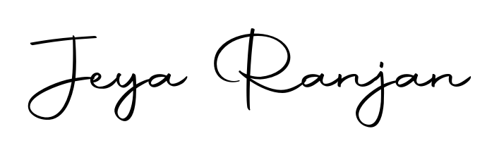 Try this chic Jeya Ranjan handwritten sign style. Using Autography-DOLnW font elements, it gives your name a sleek, memorable identity. Jeya Ranjan signature style 10 images and pictures png