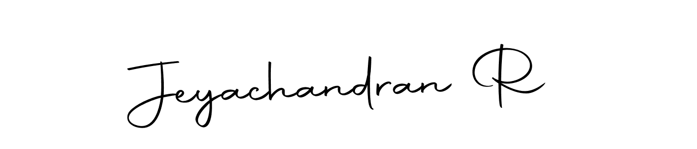 Make a beautiful signature design for name Jeyachandran R. With this signature (Autography-DOLnW) style, you can create a handwritten signature for free. Jeyachandran R signature style 10 images and pictures png