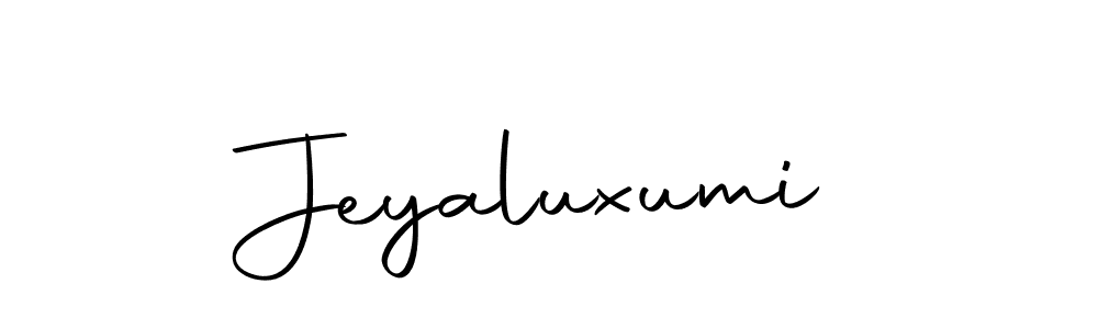 Create a beautiful signature design for name Jeyaluxumi. With this signature (Autography-DOLnW) fonts, you can make a handwritten signature for free. Jeyaluxumi signature style 10 images and pictures png
