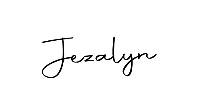 Make a beautiful signature design for name Jezalyn. With this signature (Autography-DOLnW) style, you can create a handwritten signature for free. Jezalyn signature style 10 images and pictures png