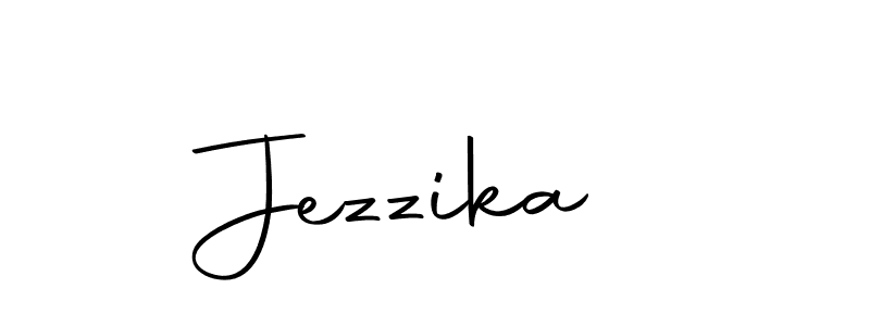 Use a signature maker to create a handwritten signature online. With this signature software, you can design (Autography-DOLnW) your own signature for name Jezzika . Jezzika  signature style 10 images and pictures png