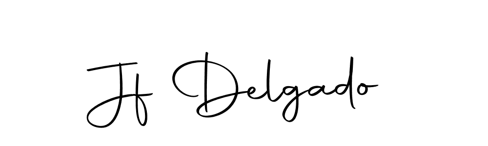 How to make Jf Delgado name signature. Use Autography-DOLnW style for creating short signs online. This is the latest handwritten sign. Jf Delgado signature style 10 images and pictures png