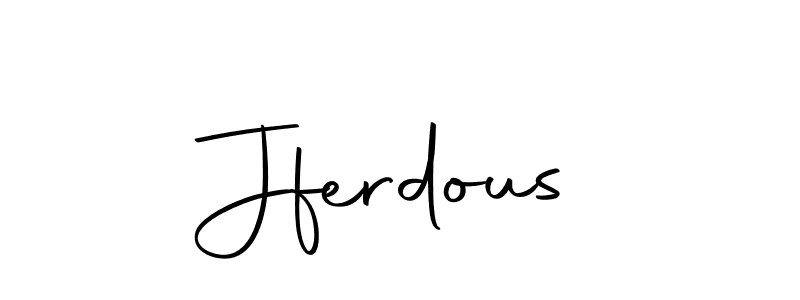 How to make Jferdous name signature. Use Autography-DOLnW style for creating short signs online. This is the latest handwritten sign. Jferdous signature style 10 images and pictures png