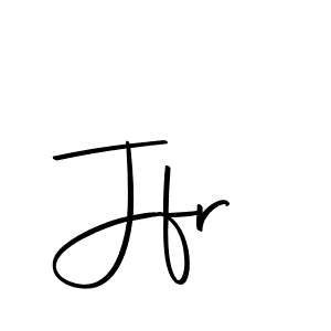 Use a signature maker to create a handwritten signature online. With this signature software, you can design (Autography-DOLnW) your own signature for name Jfr. Jfr signature style 10 images and pictures png