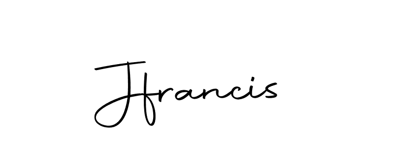 if you are searching for the best signature style for your name Jfrancis. so please give up your signature search. here we have designed multiple signature styles  using Autography-DOLnW. Jfrancis signature style 10 images and pictures png