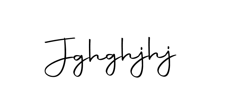 Use a signature maker to create a handwritten signature online. With this signature software, you can design (Autography-DOLnW) your own signature for name Jghghjhj. Jghghjhj signature style 10 images and pictures png