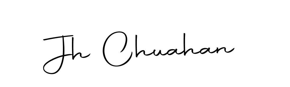 Autography-DOLnW is a professional signature style that is perfect for those who want to add a touch of class to their signature. It is also a great choice for those who want to make their signature more unique. Get Jh Chuahan name to fancy signature for free. Jh Chuahan signature style 10 images and pictures png