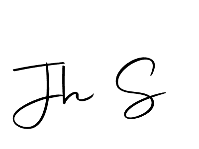 Create a beautiful signature design for name Jh S. With this signature (Autography-DOLnW) fonts, you can make a handwritten signature for free. Jh S signature style 10 images and pictures png
