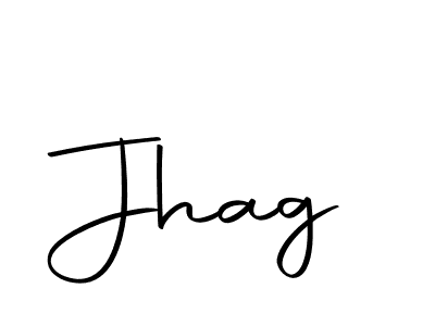 You should practise on your own different ways (Autography-DOLnW) to write your name (Jhag) in signature. don't let someone else do it for you. Jhag signature style 10 images and pictures png
