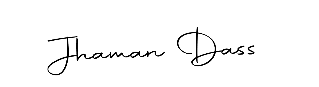 Use a signature maker to create a handwritten signature online. With this signature software, you can design (Autography-DOLnW) your own signature for name Jhaman Dass. Jhaman Dass signature style 10 images and pictures png
