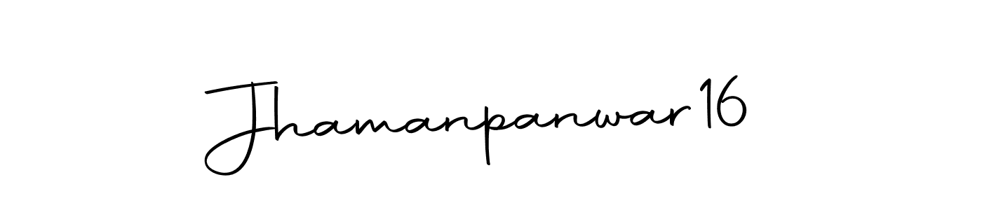 Autography-DOLnW is a professional signature style that is perfect for those who want to add a touch of class to their signature. It is also a great choice for those who want to make their signature more unique. Get Jhamanpanwar16 name to fancy signature for free. Jhamanpanwar16 signature style 10 images and pictures png