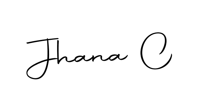 Make a beautiful signature design for name Jhana C. Use this online signature maker to create a handwritten signature for free. Jhana C signature style 10 images and pictures png