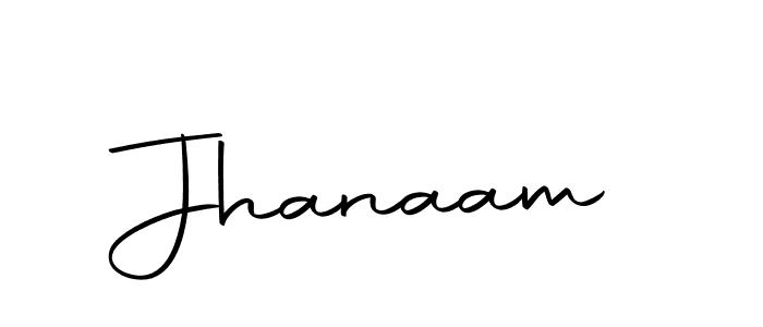 Use a signature maker to create a handwritten signature online. With this signature software, you can design (Autography-DOLnW) your own signature for name Jhanaam. Jhanaam signature style 10 images and pictures png