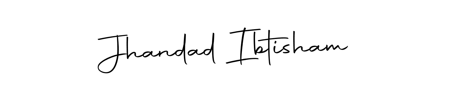 Similarly Autography-DOLnW is the best handwritten signature design. Signature creator online .You can use it as an online autograph creator for name Jhandad Ibtisham. Jhandad Ibtisham signature style 10 images and pictures png