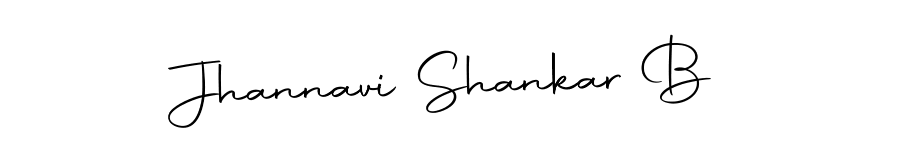 Make a beautiful signature design for name Jhannavi Shankar B. Use this online signature maker to create a handwritten signature for free. Jhannavi Shankar B signature style 10 images and pictures png