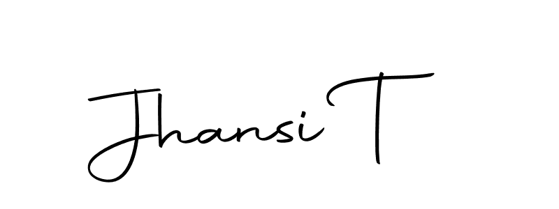 if you are searching for the best signature style for your name Jhansi T. so please give up your signature search. here we have designed multiple signature styles  using Autography-DOLnW. Jhansi T signature style 10 images and pictures png