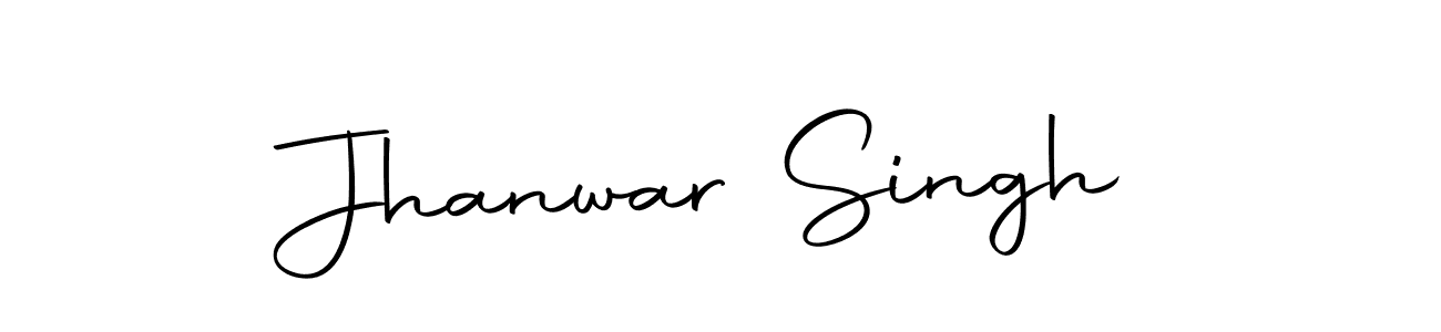 The best way (Autography-DOLnW) to make a short signature is to pick only two or three words in your name. The name Jhanwar Singh include a total of six letters. For converting this name. Jhanwar Singh signature style 10 images and pictures png