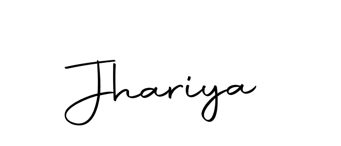 How to make Jhariya signature? Autography-DOLnW is a professional autograph style. Create handwritten signature for Jhariya name. Jhariya signature style 10 images and pictures png