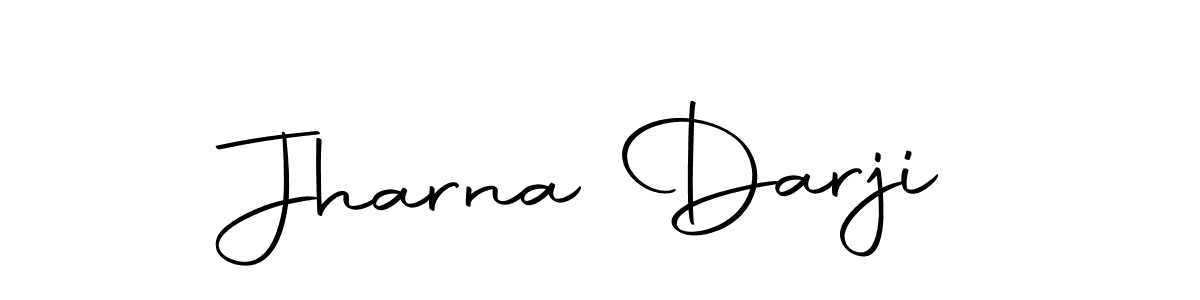 The best way (Autography-DOLnW) to make a short signature is to pick only two or three words in your name. The name Jharna Darji include a total of six letters. For converting this name. Jharna Darji signature style 10 images and pictures png