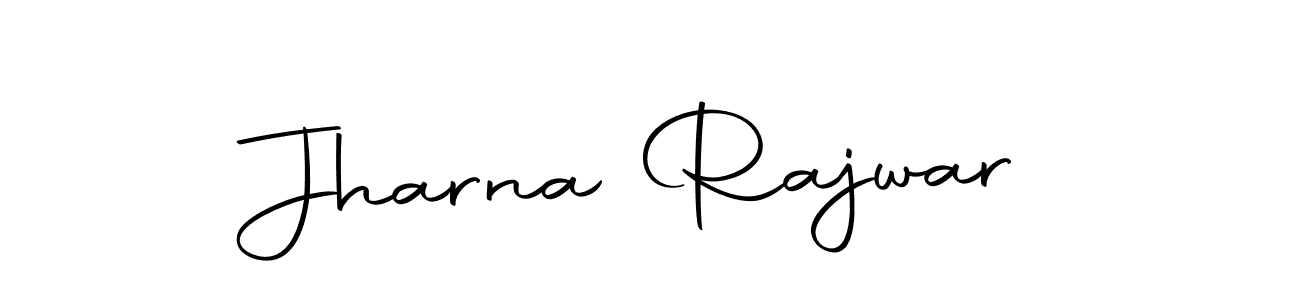 How to make Jharna Rajwar name signature. Use Autography-DOLnW style for creating short signs online. This is the latest handwritten sign. Jharna Rajwar signature style 10 images and pictures png