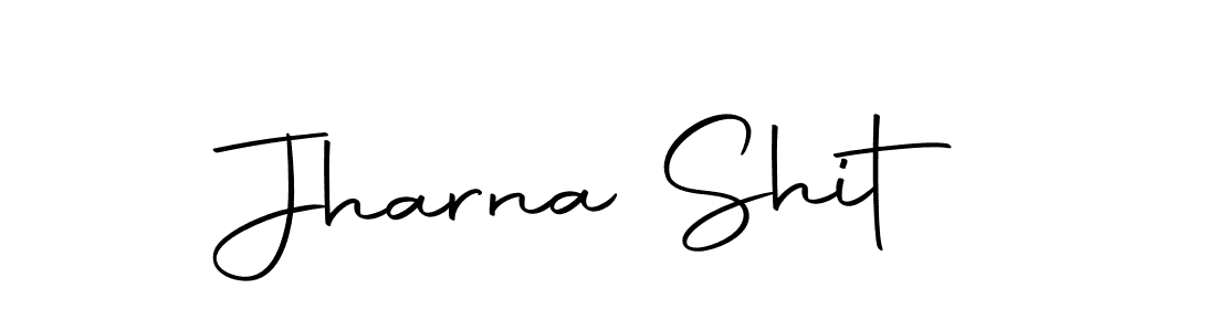 Create a beautiful signature design for name Jharna Shit. With this signature (Autography-DOLnW) fonts, you can make a handwritten signature for free. Jharna Shit signature style 10 images and pictures png
