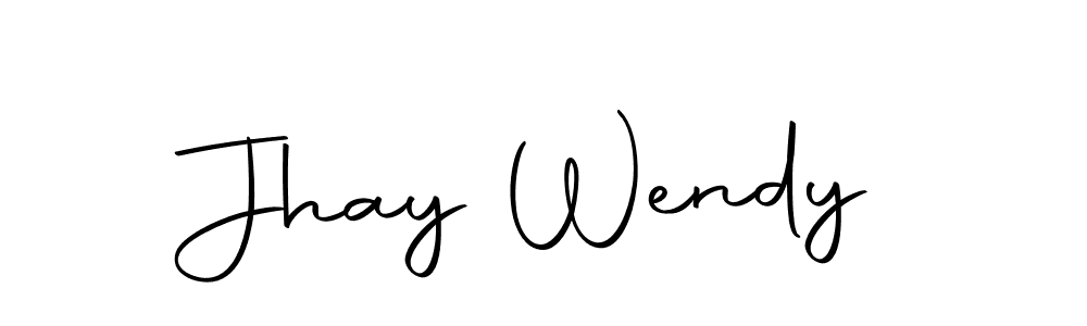 if you are searching for the best signature style for your name Jhay Wendy. so please give up your signature search. here we have designed multiple signature styles  using Autography-DOLnW. Jhay Wendy signature style 10 images and pictures png