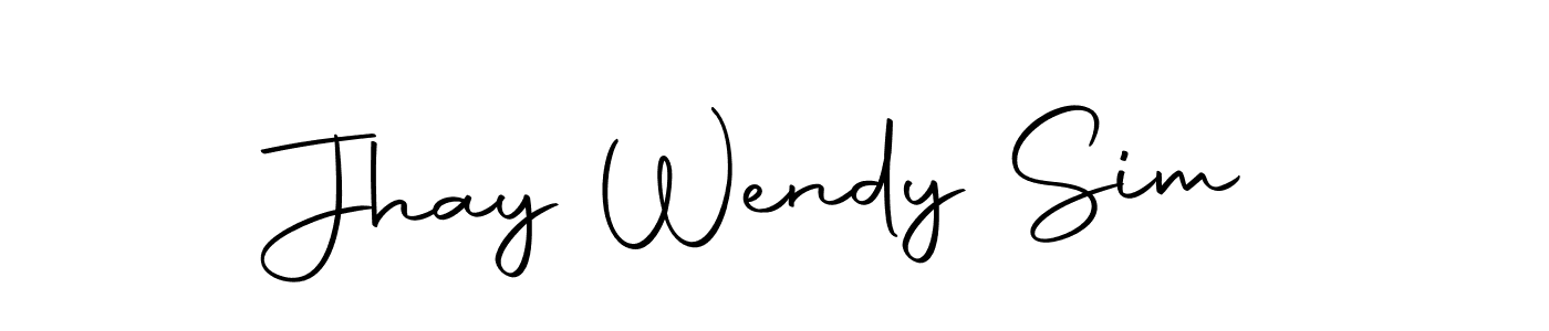 if you are searching for the best signature style for your name Jhay Wendy Sim. so please give up your signature search. here we have designed multiple signature styles  using Autography-DOLnW. Jhay Wendy Sim signature style 10 images and pictures png