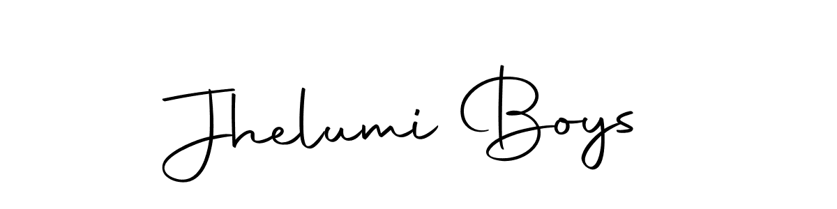 You can use this online signature creator to create a handwritten signature for the name Jhelumi Boys. This is the best online autograph maker. Jhelumi Boys signature style 10 images and pictures png