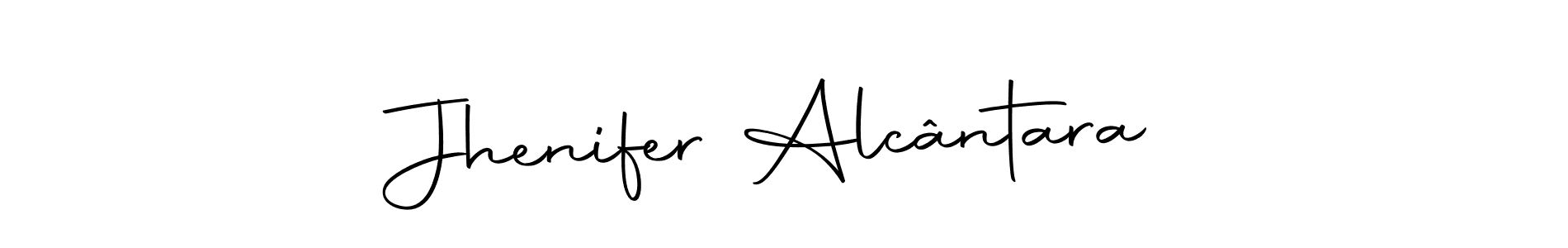 Design your own signature with our free online signature maker. With this signature software, you can create a handwritten (Autography-DOLnW) signature for name Jhenifer Alcântara. Jhenifer Alcântara signature style 10 images and pictures png