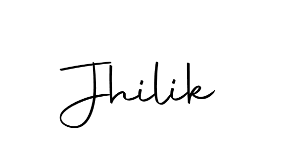 How to make Jhilik name signature. Use Autography-DOLnW style for creating short signs online. This is the latest handwritten sign. Jhilik signature style 10 images and pictures png