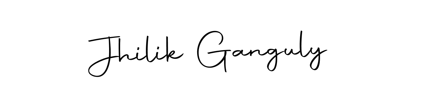 Make a beautiful signature design for name Jhilik Ganguly. Use this online signature maker to create a handwritten signature for free. Jhilik Ganguly signature style 10 images and pictures png