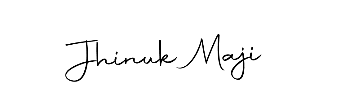 Also we have Jhinuk Maji name is the best signature style. Create professional handwritten signature collection using Autography-DOLnW autograph style. Jhinuk Maji signature style 10 images and pictures png