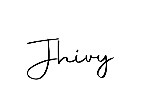 if you are searching for the best signature style for your name Jhivy. so please give up your signature search. here we have designed multiple signature styles  using Autography-DOLnW. Jhivy signature style 10 images and pictures png