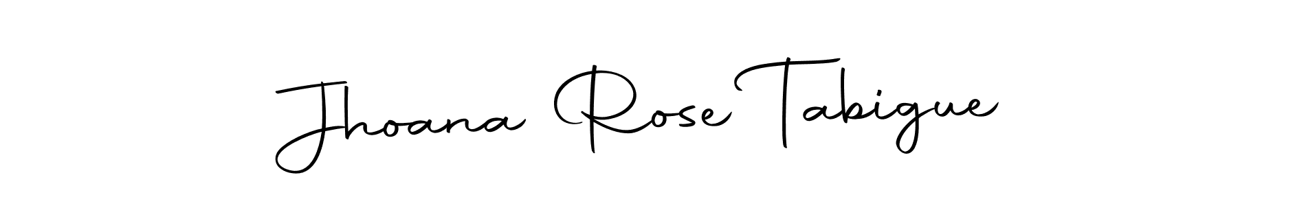 Make a short Jhoana Rose Tabigue signature style. Manage your documents anywhere anytime using Autography-DOLnW. Create and add eSignatures, submit forms, share and send files easily. Jhoana Rose Tabigue signature style 10 images and pictures png