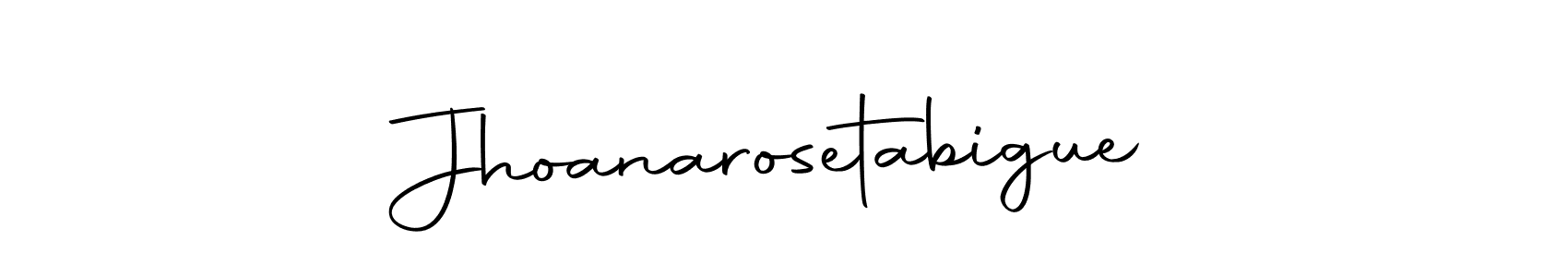 Make a short Jhoanarosetabigue signature style. Manage your documents anywhere anytime using Autography-DOLnW. Create and add eSignatures, submit forms, share and send files easily. Jhoanarosetabigue signature style 10 images and pictures png