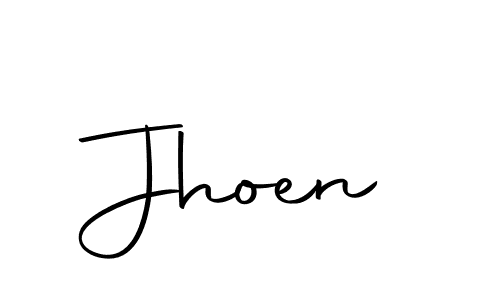 Make a beautiful signature design for name Jhoen. Use this online signature maker to create a handwritten signature for free. Jhoen signature style 10 images and pictures png