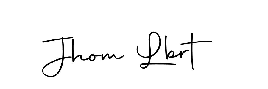 Autography-DOLnW is a professional signature style that is perfect for those who want to add a touch of class to their signature. It is also a great choice for those who want to make their signature more unique. Get Jhom Lbrt name to fancy signature for free. Jhom Lbrt signature style 10 images and pictures png