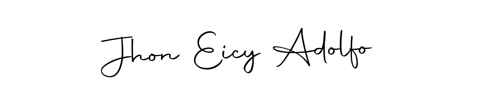 This is the best signature style for the Jhon Eicy Adolfo name. Also you like these signature font (Autography-DOLnW). Mix name signature. Jhon Eicy Adolfo signature style 10 images and pictures png