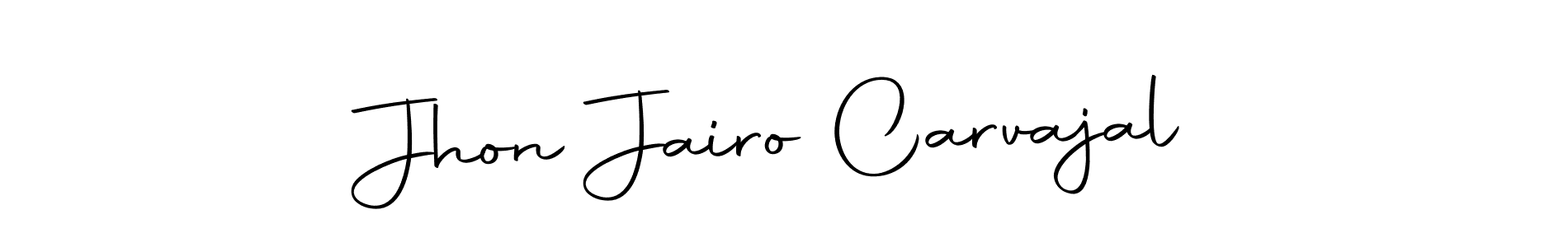 How to make Jhon Jairo Carvajal name signature. Use Autography-DOLnW style for creating short signs online. This is the latest handwritten sign. Jhon Jairo Carvajal signature style 10 images and pictures png