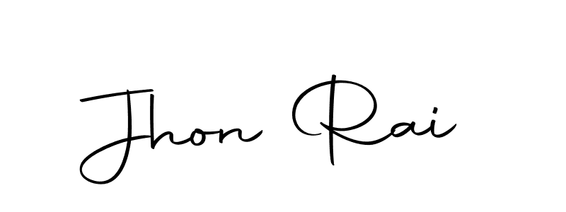 Here are the top 10 professional signature styles for the name Jhon Rai. These are the best autograph styles you can use for your name. Jhon Rai signature style 10 images and pictures png