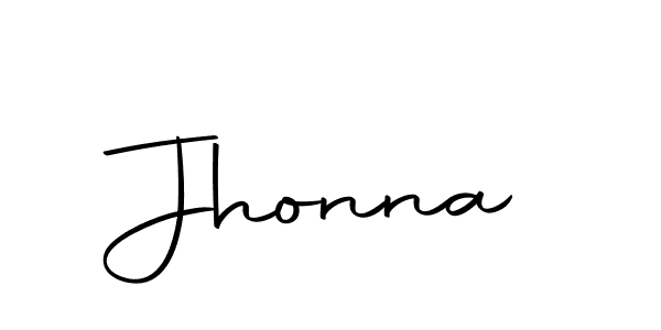 Use a signature maker to create a handwritten signature online. With this signature software, you can design (Autography-DOLnW) your own signature for name Jhonna. Jhonna signature style 10 images and pictures png