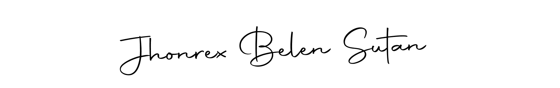 It looks lik you need a new signature style for name Jhonrex Belen Sutan. Design unique handwritten (Autography-DOLnW) signature with our free signature maker in just a few clicks. Jhonrex Belen Sutan signature style 10 images and pictures png