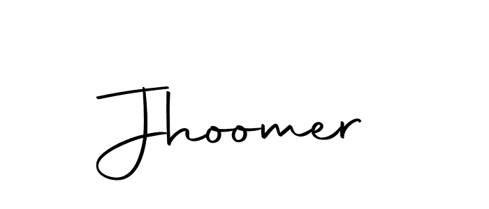 How to make Jhoomer signature? Autography-DOLnW is a professional autograph style. Create handwritten signature for Jhoomer name. Jhoomer signature style 10 images and pictures png